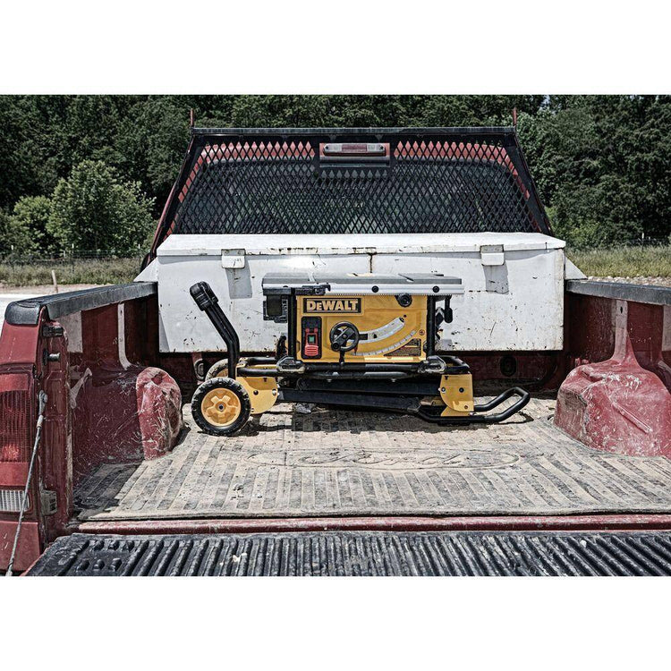 15 Amp Corded 10 In. Job Site Table Saw with Rolling Stand DWE7491RS
