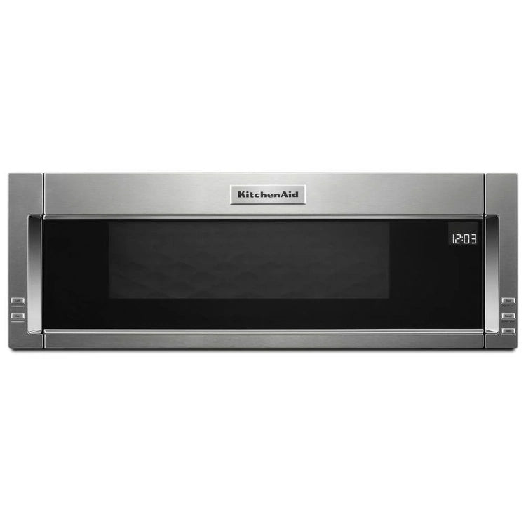 Kitchenaid 30-Inch Low Profile Microwave Hood, 1000W, Stainless Steel, Dual LED, 4-Speed Ventilation