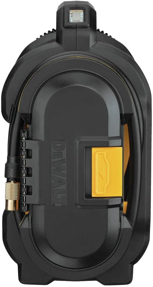 0177 Dewalt 20V Max Tire Inflator, Compact and Portable, Automatic Shut Off, LED Light, Bare Tool Only (DCC020IB) Battery & Charger Not Included