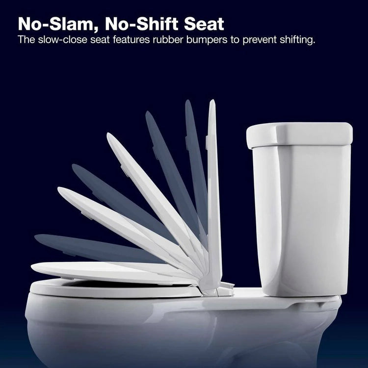 Extra Tall Highline Arc Complete Solution 2-Piece 1.28 Gpf Single Flush Elongated Toilet in White (Seat Included) 78305-0