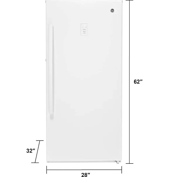 14.1 Cu. Ft.. White Frost-Free Upright Freezer FUF14DLRWW