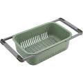 Blont Expandable Over-Sink Colander 39-56 cm Sage - Product view
