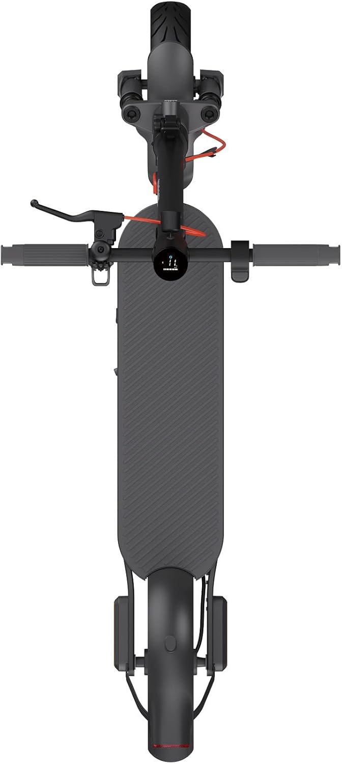Xiaomi E-Scooter with German Road Legal (Max 20 Km/H, up to 70 Km Range & 25 Percent Incline, Pneumatic Tyres, Dual Brakes, Display, Aluminium Body