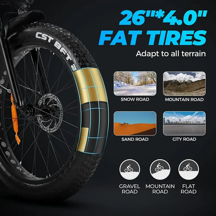 Sale ✨Outdoor Electric Bike with 48V/15Ah Lithium Battery✨