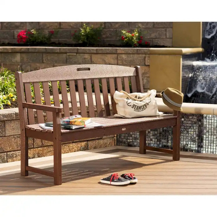 Polywood Trex Outdoor Furniture Yacht Club 60-Inch Bench