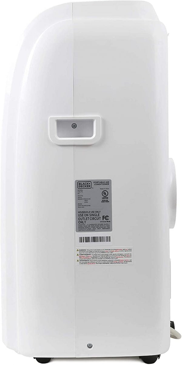 Black+decker 14,000 BTU Portable Air Conditioner with Heat and Remote Control, White