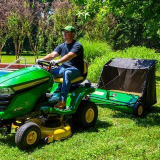 John Deere 42'' Tow-Behind Lawn Sweeper, 24 Cu. Ft.. Capacity, Adjustable Brushes