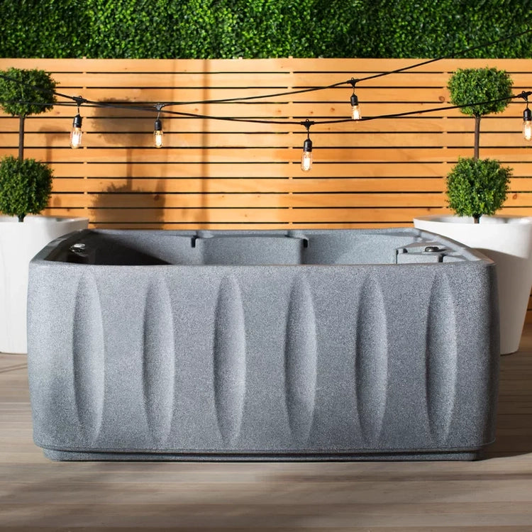 Aquarest Spas 6-Person Plug-and-Play Hot Tub - 29-Jet Square Design with Ozonator