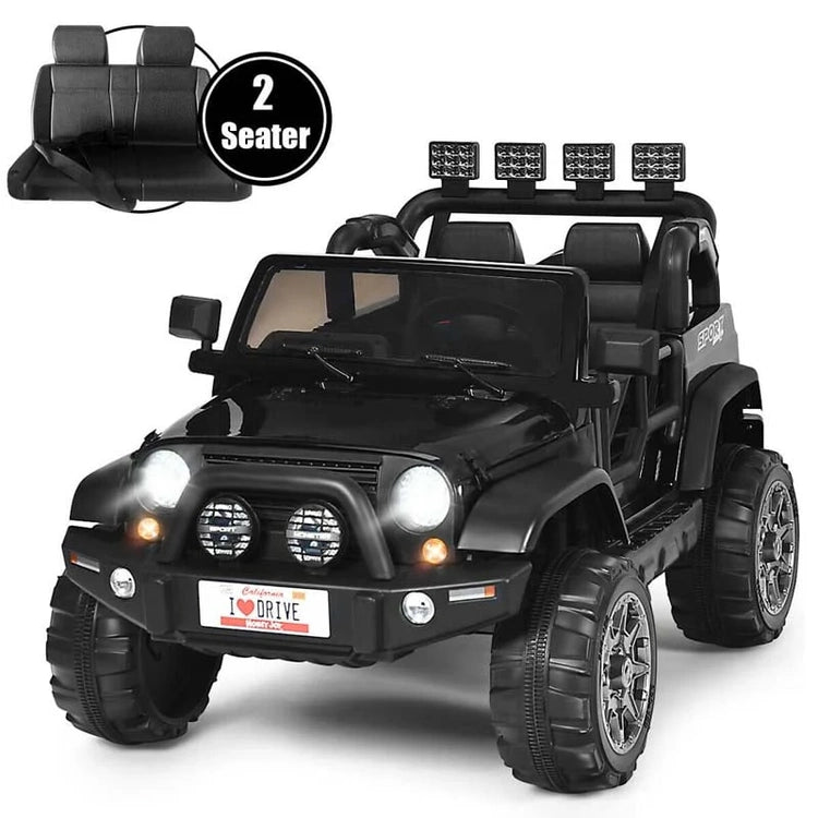 2-Seater Kids Ride on Truck, 12V Battery Electric Toddler Motorized Vehicles Riding Toy Car with Remote Control
