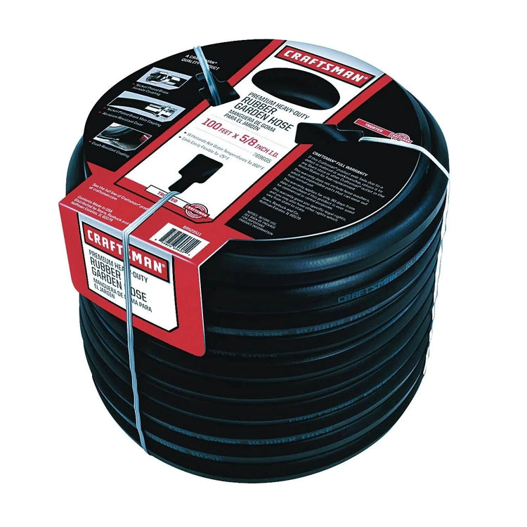 Craftsman Rubber Garden Hose, 100ft. X 5/8. Inch