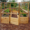 Deer Proof Cedar Complete Raised Garden Bed Kit 8 X 8 X 20'