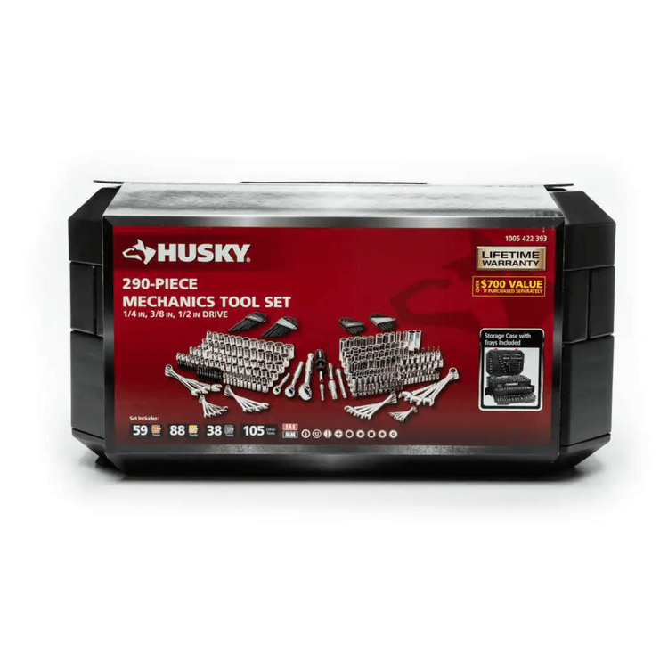 Husky Mechanics Tool Set 290-Piece (H290MTS)