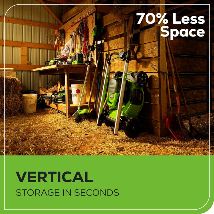 60V 21" Cordless (Self-Propelled) Lawn Mower, 2 X 4.0Ah Batteries and Dual Port Rapid Charger