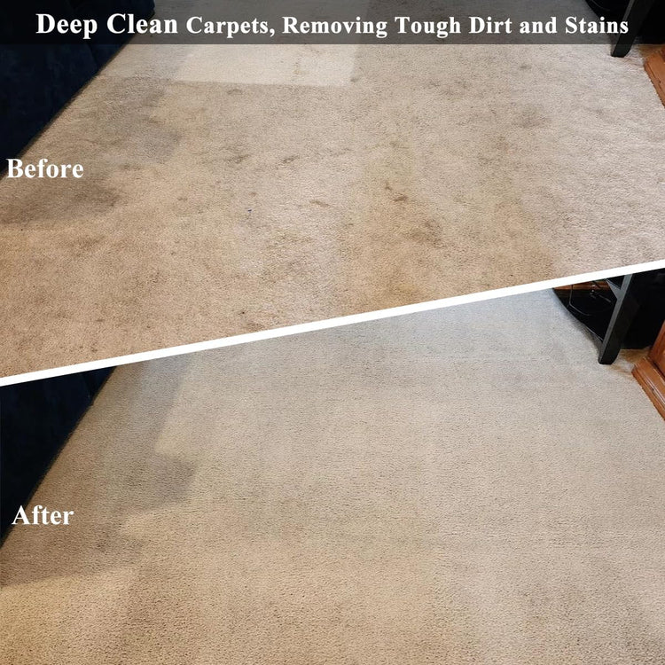 Commercial Floor Scrubber Machine with Brushes and Pads, Heavy Duty Floor Buffer Polisher and Cleaner- Deep Cleaning Tile and Grout