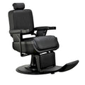 Jaxson Heavy Duty Barber Chair Reclining Hydraulic Barbershop Chair, Black Frame
