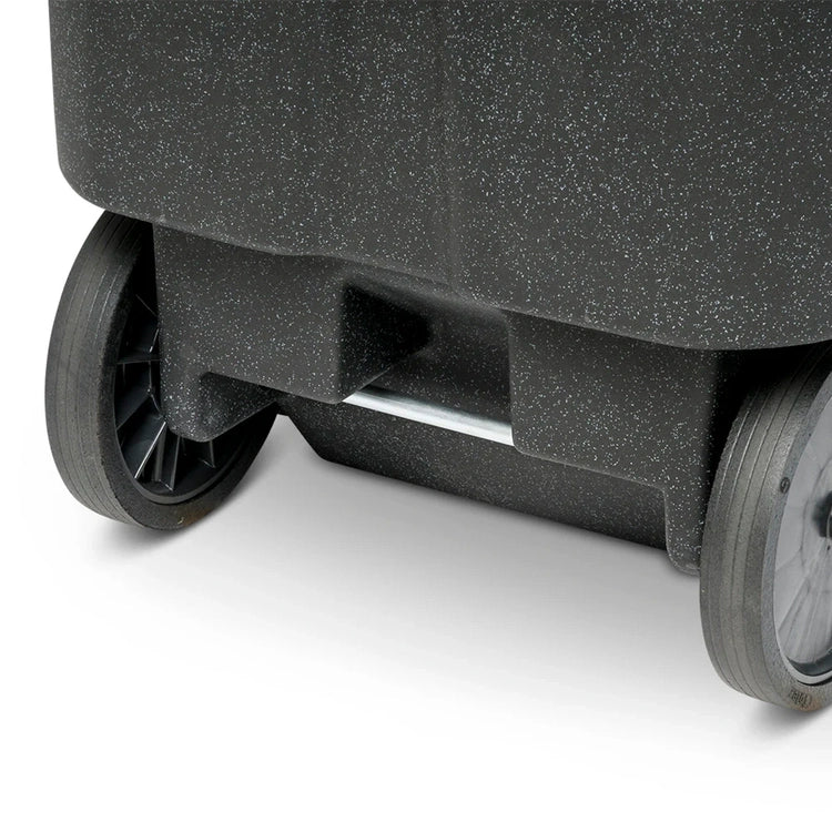 Toter 96 Gallon Trash Can with Smooth Wheels and Lid