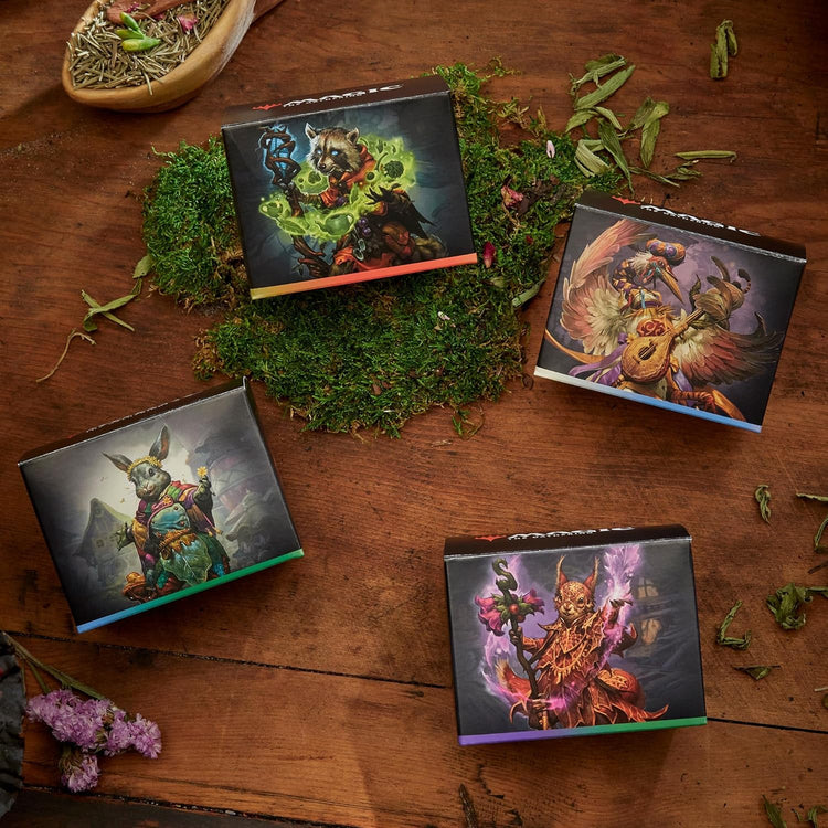 The Gathering Bloomburrow Commander Deck Bundle - Includes All 4 Decks (Animated Army Family Matters Peace Offering and Squirreled Away)