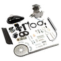 80cc 2-Stroke Engine Bike Motor Kit for 26'' Bicycles, Silver White