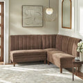 Lifestorey Kerrington 3-Piece Channel Back Upholstered Banquette Set