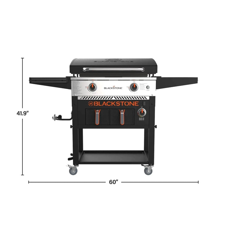 Sale Blackstone 2-Burner 28" Griddle with Electric Air Fryer and Hood