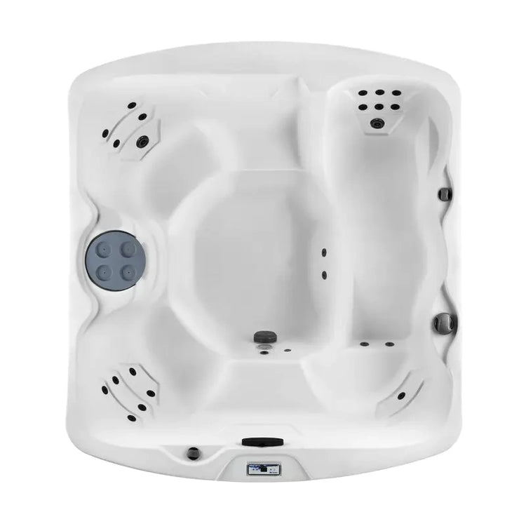 Lifesmart Spas 5 - Person 23 - Jet Rectangular Plug and Play Hot Tub with Ozonator in Espresso
