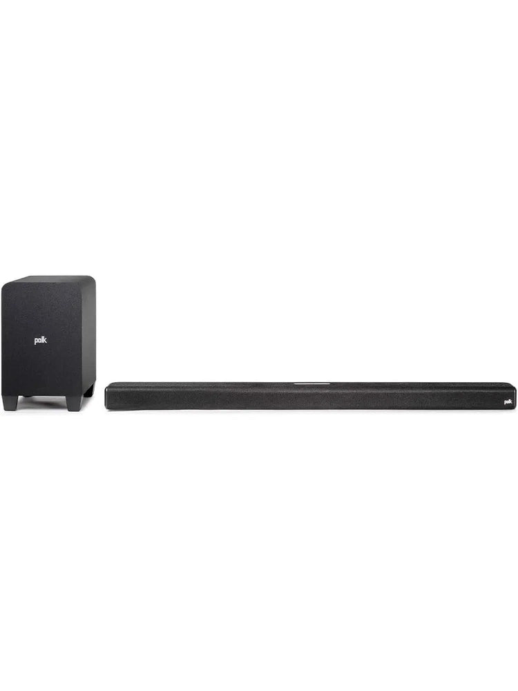 Polk Audio Signa S2 Low Profile TV Sound Bar, with 4K & HD Tvs, Wireless Subwoofer, Includes Hdmi & Optical Cables, Bluetooth Enabled, Black
