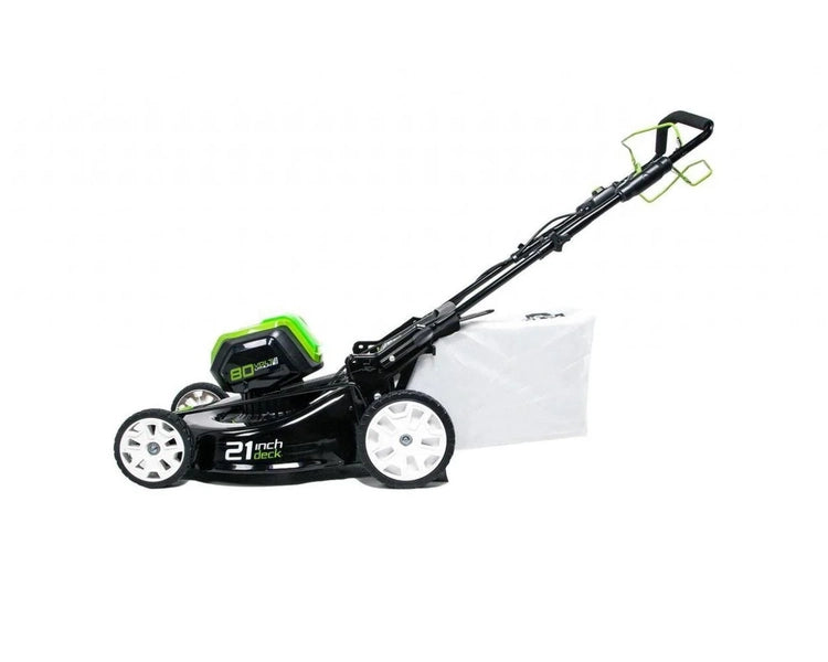 80V Cordless 21'' Self-Propelled Brushless Lawn Mower, Greenworks