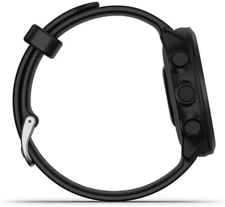 Garmin Forerunner 55 GPS Running Smartwatch, Heart Rate Monitor, Pacepro, 2-Week Battery, Black