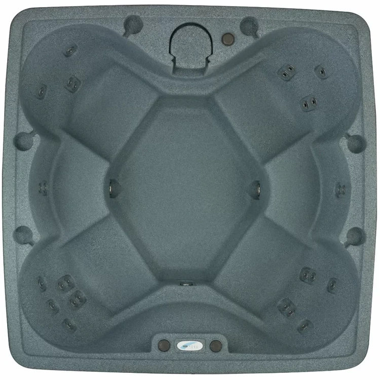 Aquarest Spas 6-Person Plug-and-Play Hot Tub - 29-Jet Square Design with Ozonator