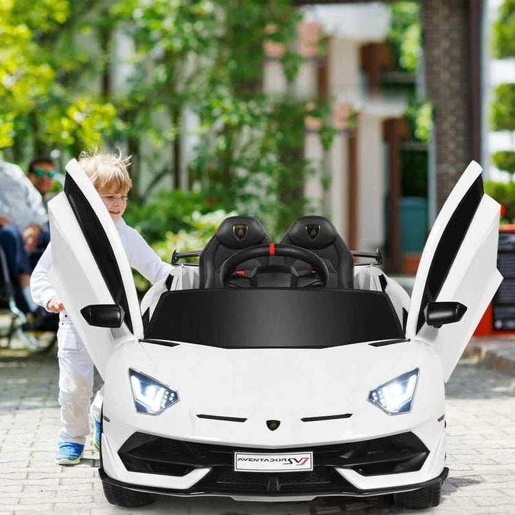Licensed Lamborghini Svj Kids Ride-on Car, 12V Battery Powered Sports Car Toy with Trunk & Remote