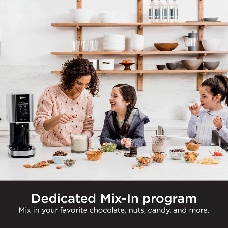 Ninja NC301 Creami Ice Cream Maker, for Gelato, Mix-Ins, Milkshakes, Sorbet, Smoothie Bowls & More, 7 One-Touch Programs