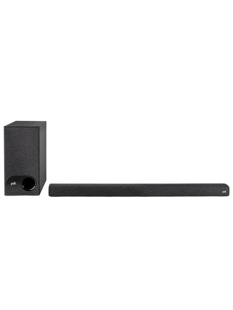 Polk Audio Signa S2 Low Profile TV Sound Bar, with 4K & HD Tvs, Wireless Subwoofer, Includes Hdmi & Optical Cables, Bluetooth Enabled, Black