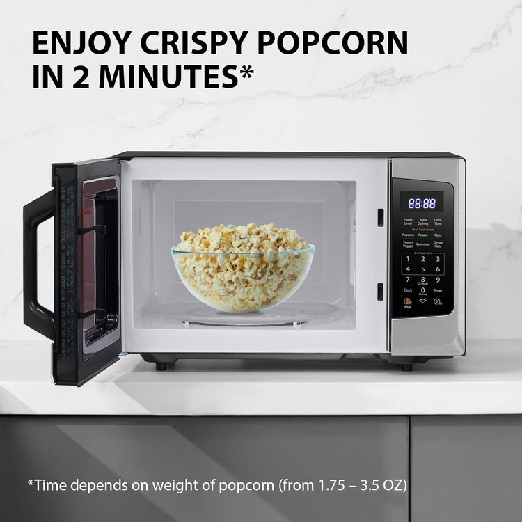 Toshiba 4-in-1 Ml-EC42P(SS) Countertop Microwave Oven, Smart Sensor, Convection, Air Fryer Combo, Mute Function, Position Memory 13.6" Turntable