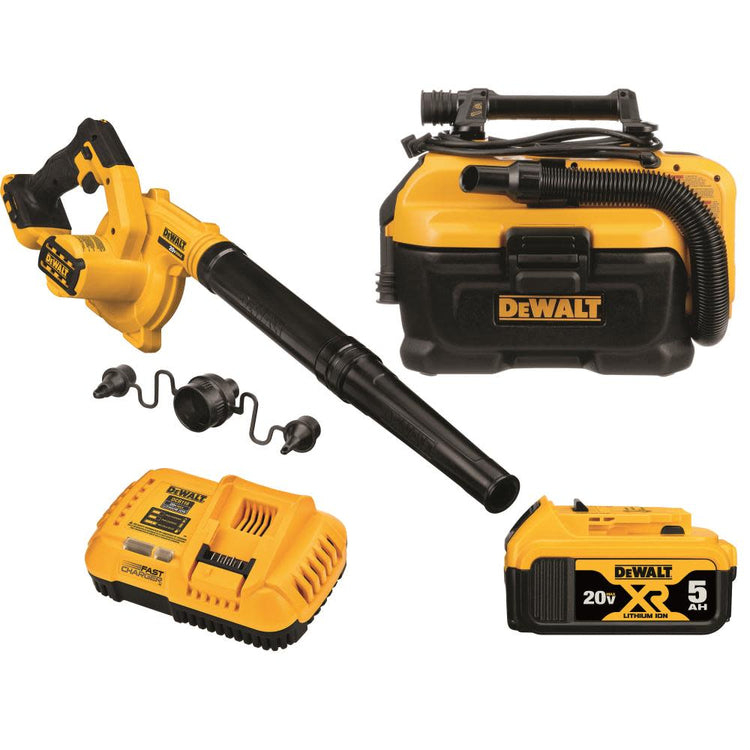 Dewalt 20V Max 2-Tool Combo Kit (Blower and Vacuum) DCK204P1