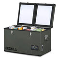 Gecko 75L Dual Zone Portable Fridge/Freezer, Secop German Brand Compressor, for Camping, Car, Caravan