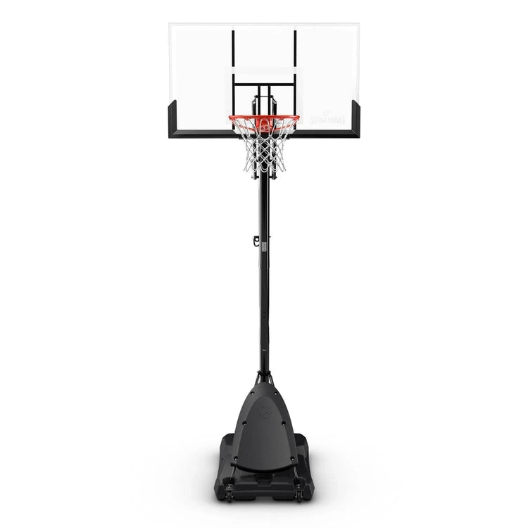 Spalding 54 In. Shatter-Proof Polycarbonate Exacta Heighta Portable Basketball Hoop System