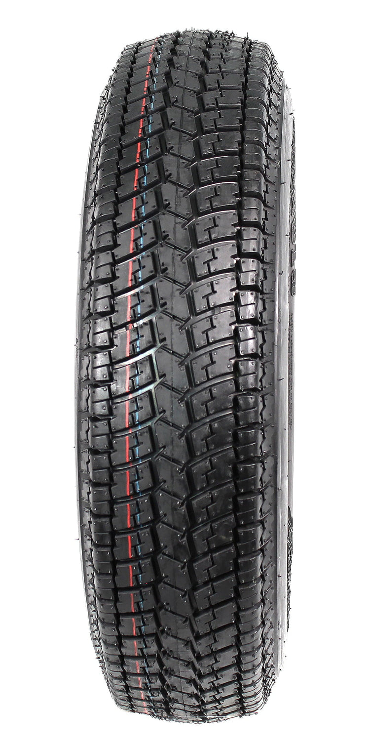 2-Pk Trailer Tires Rims ST175/80D13 175/80 13 B78-13 Lrc 5 Lug White Spoke Wheel