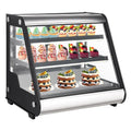 Commercial Refrigerator Display Case 130L (4.6 Cu. Ft.) - Auto Defrost, Tempered Glass + LED Lighting, Countertop Commercial Use