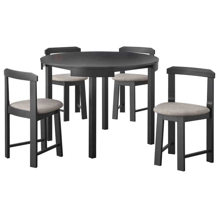 Harrisburg Tobey 5-Piece Compact Round Dining Set