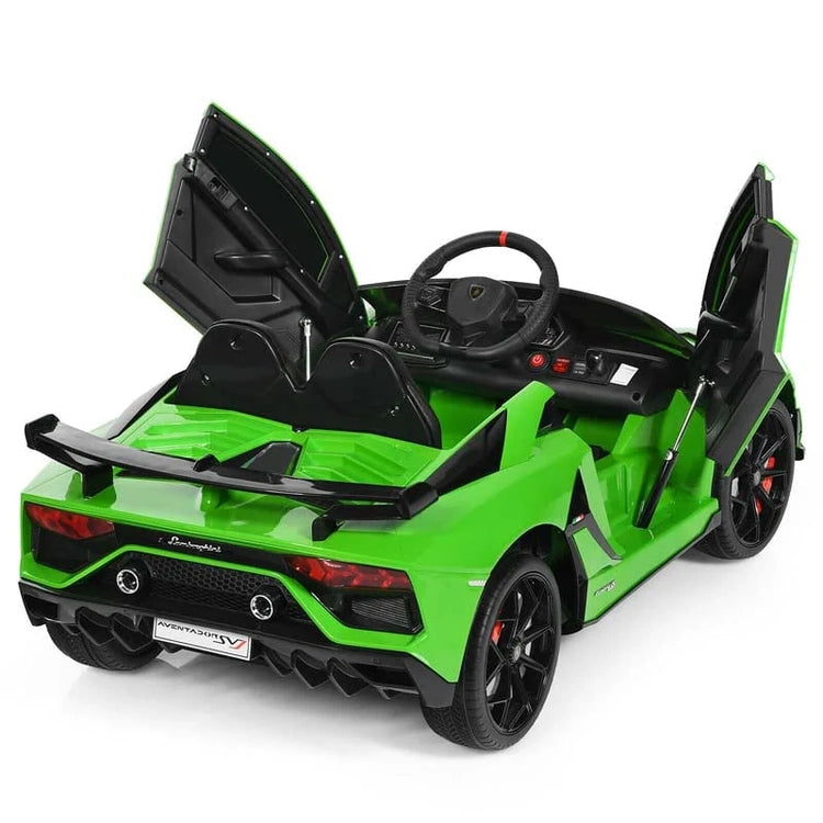 Licensed Lamborghini Svj Kids Ride-on Car, 12V Battery Powered Sports Car Toy with Trunk & Remote