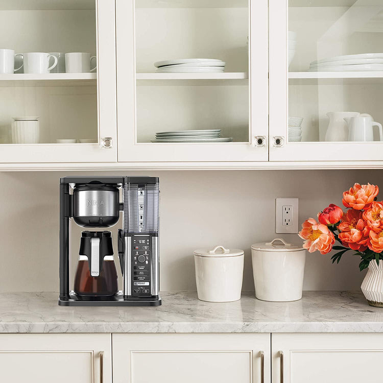Ninja Specialty Coffee Maker with 50 Oz. Glass Carafe, Black and Stainless Steel Finish