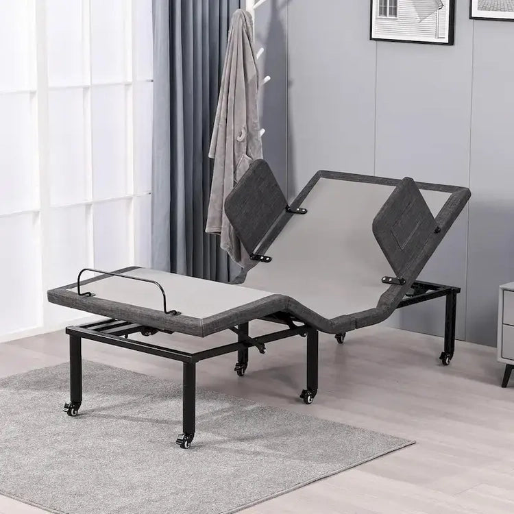 Adjustable Bed with Wireless Remote, Hospital Bed Base With/Without Mattress
