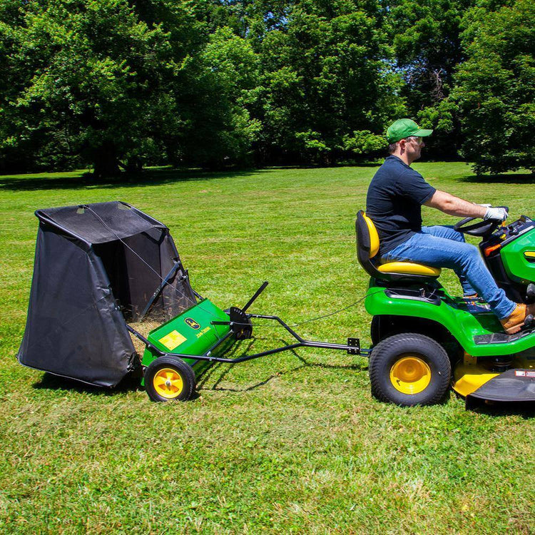 John Deere 42'' Tow-Behind Lawn Sweeper, 24 Cu. Ft.. Capacity, Adjustable Brushes