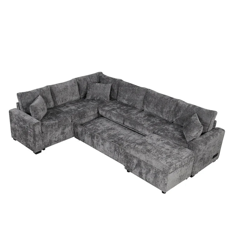 Sectional Sofa Pull-Out Sofa Bed Sleeper