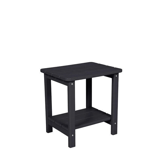 3-Piece Patio Set 2 Oversized Chaise Lounges (5-Position, Wheels, Cup Holder) + Side Table, All-Weather Wood Texture