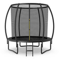 8/10/12FT Astm Approved Outdoor Large Recreational Trampoline with Ladder & Enclosure Net Safety Pad