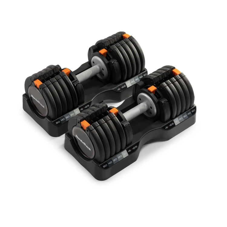 Nordictrack 55 Lb. Select-a-Weight Dumbbell Set