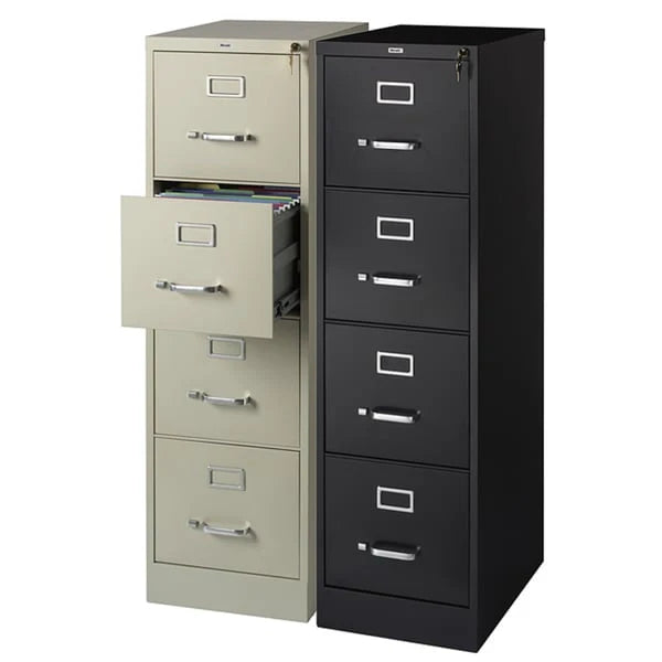 Hirsh Commercial 22D 4-Drawer Letter Vertical File Cabinet