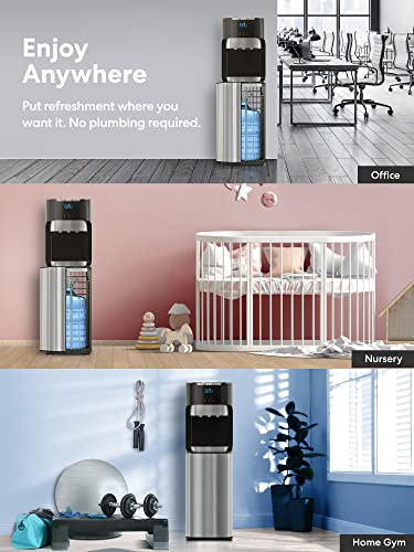 Brio Bottom Loading Water Cooler Water Dispenser - Essential Series - 3 Temperature Settings