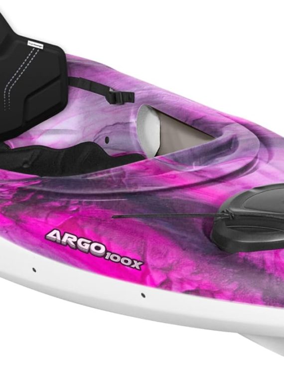 Pelican Argo 100X Exo - Sit-in Recreational Kayak - Exo Cooler Bag Included - 10 Ft - Stardust